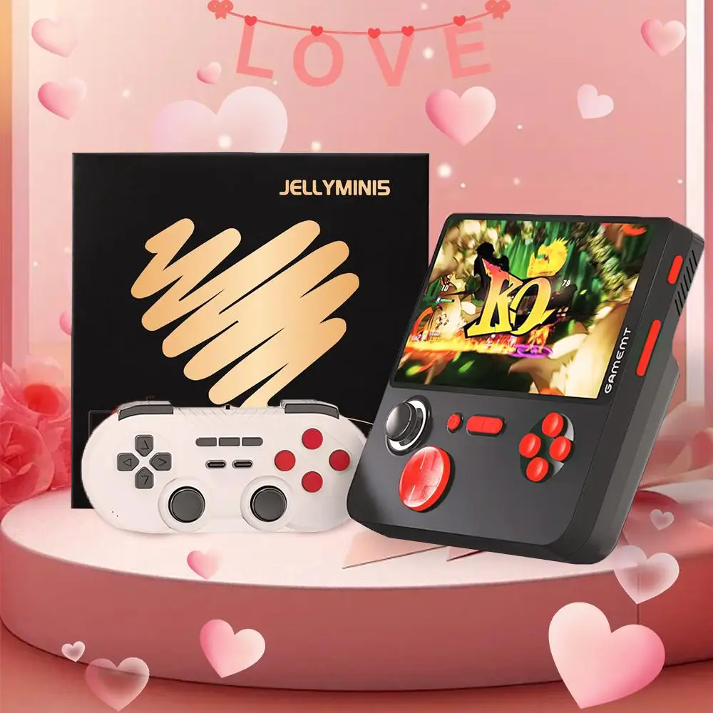 HD Screen Handheld Game Console, 5 Inch Rechargeable Portable Game Console with 32/64g Games, Suitable for Christmas & Birthday Gifts, Controller with