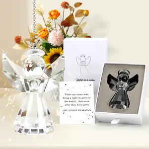 Memorial Gifts for Loss of Loved One, Unique Sympathy Gift Idea Clear Crystal Ball Window Suncatcher, Rainbow Bereavement Grief Gift Box for Loss of Mom Dad Husband Son Daughter