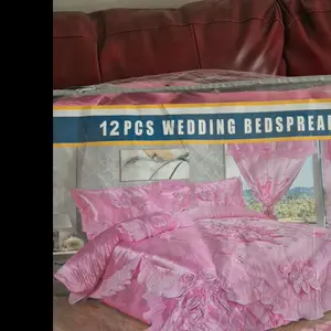 12 pcs wedding bedspread