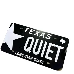 Texas Quiet License Plate - Custom Car/Truck License Plates