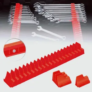 Tool Wrench Organizer Set, Durable Wrench Holder, Wrench Storage Rack, Magnetic Wrench Organizer, Hand Tool Organizer for Tool Drawer Storage, Modular Wrench Organizers