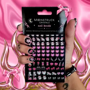 Kitty Cat Nail Decal Stickers