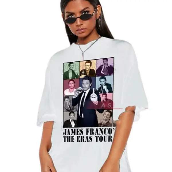 James Franco T-Shirt, Retro James Franco Shirt, James Franco Vintage Shirt Cotton Fit Spandex Top