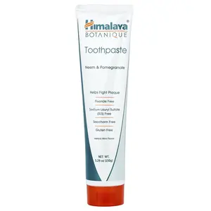 Himalaya Botanique, Toothpaste, Neem & Pomegranate, Herbal Mint, 5.29 oz (150 g)