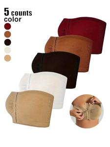 dailydrip【plus size】solid wireless strapless bra, plus size buckle front bra, women's plus lingerie for all seasons  comfyessentials  tiktokshopbacktoschool  comfortablebras  everydaybra comfortablebra outfits outfitinspo comfybra underwearinspo dailywear