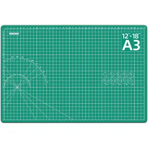 Cutting Mat 12in×18in, Cutting Mats for Crafts, Self Healing Cutting Mat A3, Double Side Fabric Cutting Mats for Sewing, Quilting, Craft Mat for Desktop, Matting & Mounting Materials