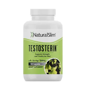 Men's Testosterone Support Supplement with Testofen, Zinc, Vitamin B3, Tribulus, Maca & Ginkgo Biloba | 180 Capsules for Daily Wellness & Active Lifestyle