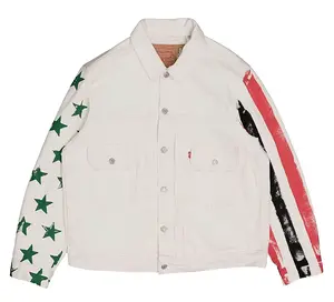 Denim Tears X CPFM Levi's '4th Of July' White Denim Jacket XL