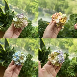 Handmade Clay Flower Fridge Magnet 6 Inch Floral Refrigerator Magnet Cute Aesthetic Kitchen Decor Polymer Clay Home Decoration Gift for Mom Wife Friend Birthday Mothers Day Spring Home Decor