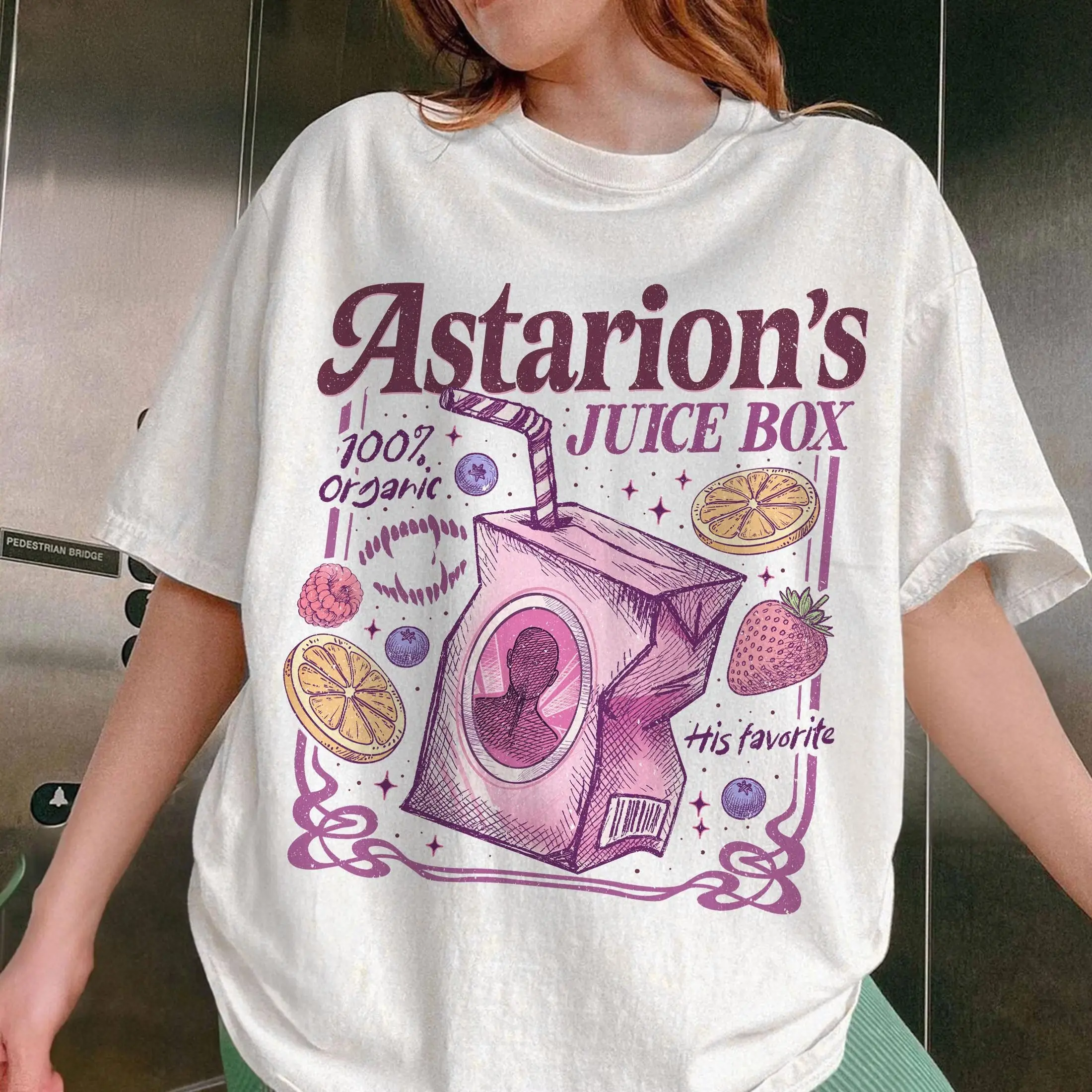 Astarions Juice Box BG3 Comfort Color Shirt, Funny Astarion Game Fan T-shirt, Baldurs Gate Inspired Tee, Dark Humor Tee Gift