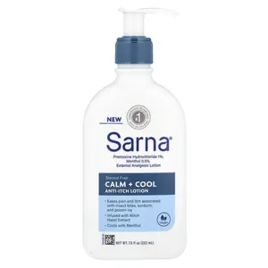 Sarna Anti-Itch Lotion, Calm + Cool, 7.5 fl oz (222 ml) Sarna Anti-Itch Lotion, Calm + Cool, 7.5 fl oz (222 ml)