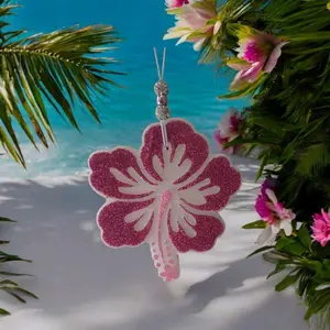 Hibiscus Flower Long Lasting Scented Car Freshie Unique Scent for Pleasant Driving Experience