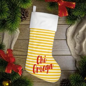 Chi Omega Holiday Stocking