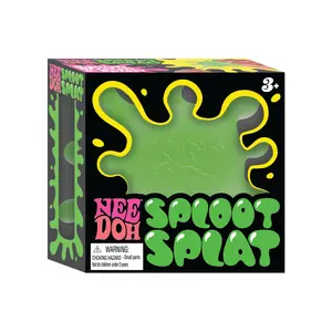 Nee Doh Sploot Splat Squishy Texture Fidget Toy in Purple Green Blue 1.57 x 3.15 x 3.16 inches for Endless Satisfaction
