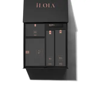 Tea Humidor Gift Set – Probiotic Tea Discs + Thermos, Infuser & Luxury Box | Gut Health, Zero Sugar, Microplastic-Free