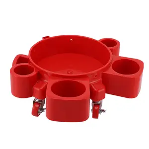 Car Wash Bucket Dolly 5 Caster Wheels with 360° Rotation Heavy Duty Rolling Detailing Wash Bucket Compatible with 3.5 To 5 Gallon Buckets