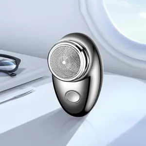 Portable Electric Shaver, Rechargeable Wireless Face Hair Trimmer, Compact Painless Precise Beard Trimmer, Beard & Neck Care Beauty Set