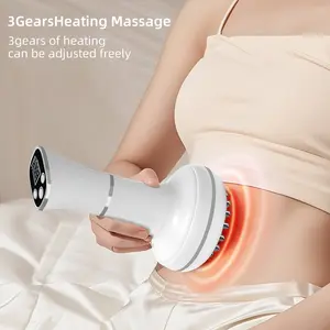 [Renhui]Multifunctional Meridian Brush Body Massage Relaxation Whole Body Electric Meridian Brush Vibration Heating Function Home Gift