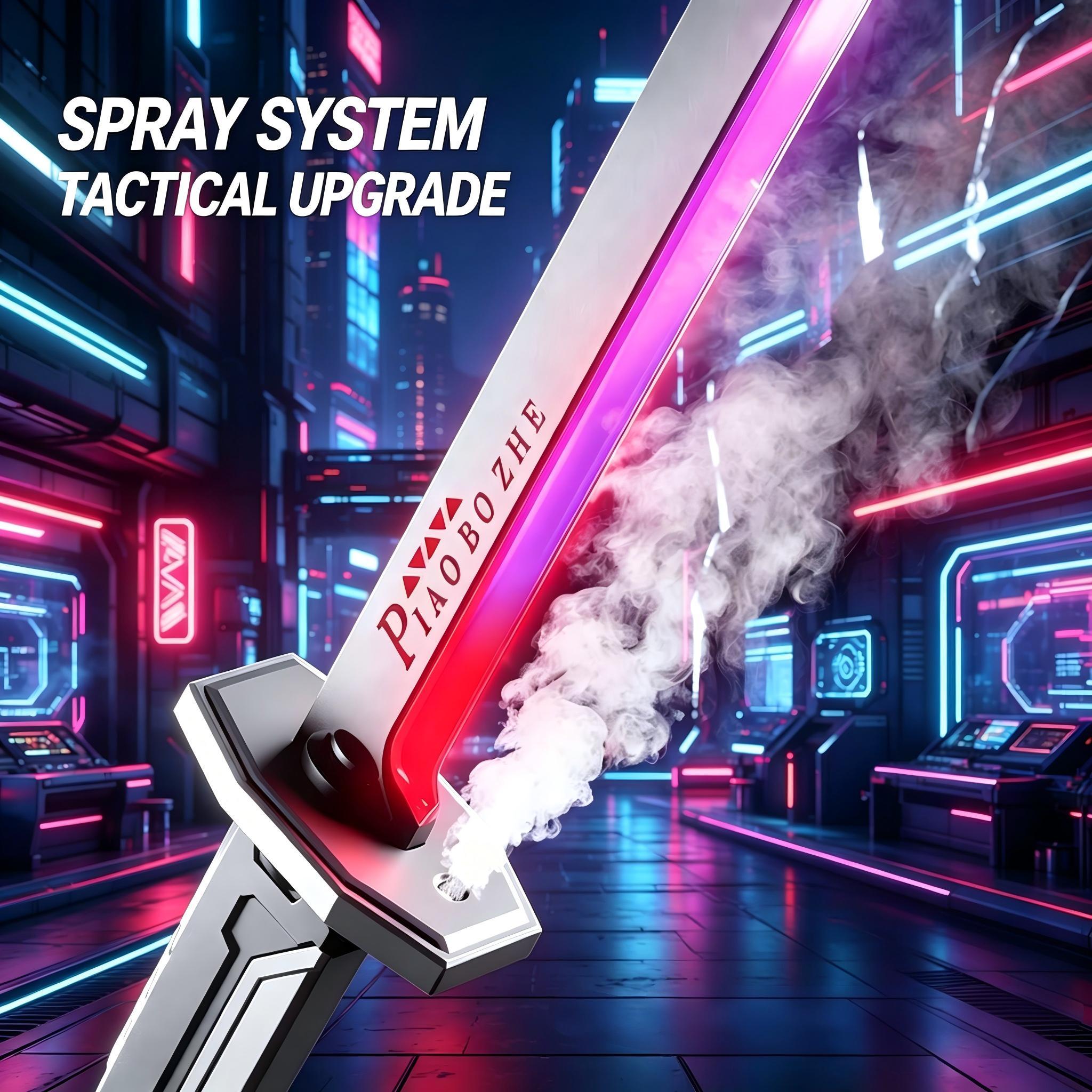 RGB Retractable Handheld LED Saber Toy - Light-Up Samurai Blade with LED Lights, Colorful Glow, Spark Effects, FX Sound, Cool Role-Play Battle Toy, Ideal Cool Boy Gifts for Boys, Birthday Present