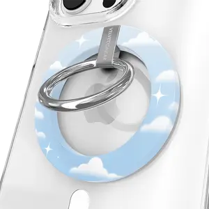 Velvet Caviar In the Clouds Stardust MagSafe Grip Ring – Magnetic Phone Grip & Stand for iPhone with Sparkling Design
