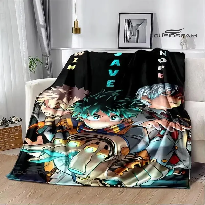 My Hero Academia Cartoon Printed Blanket Warm Flannel Blankets Soft and Comfortable Blanket Home Travel Blanket Birthday Gift, Anime Fleece Throw Blanket, Cozy Plush Blanket, Manga Style Blanket, Soft Couch Blanket dukes of hazzard Color-Fillable Art