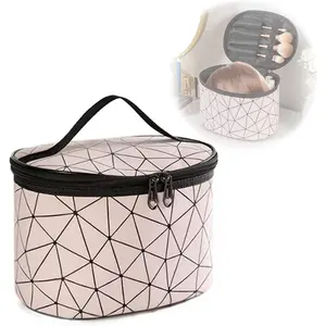 Wig Box - Hair Extension Accessories Travel Case Makeup Tool Organizer to Store Hairpieces, Decorations, PINK