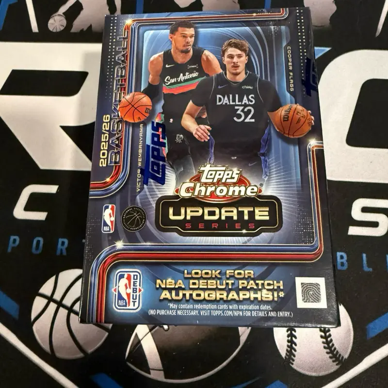 2026 Topps Chrome Update NBA box