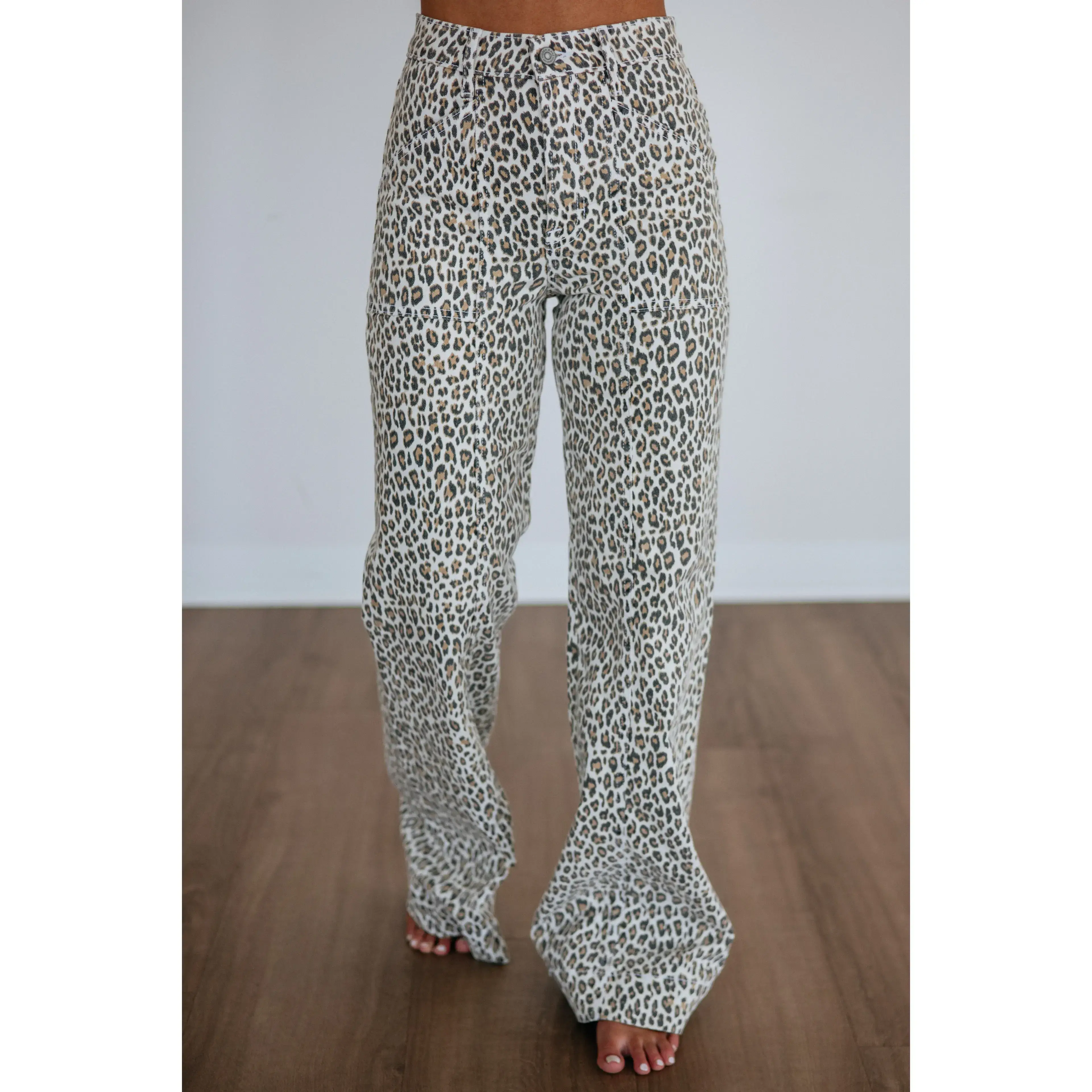 Happi Hidden Jeans - Leopard