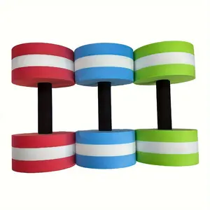 2PCS, Aqua Fitness Barbell, Aquatic Aerobics Exercise, EVA Foam Dumbbells - Water Equipment For Pool, Weights, Pool Exercise Adults Unisex, Swim Dual Use Swimming And Yoga