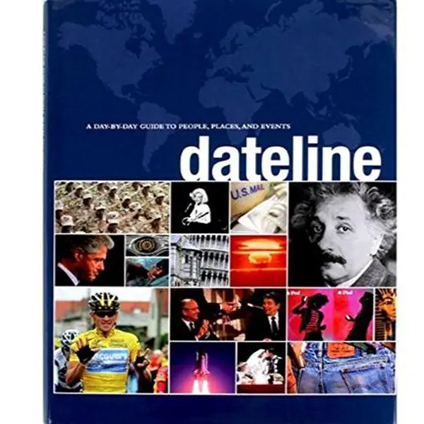 USED Book - Dateline - A Day-by-day Guide to People, Places, and Events by Arvidssen, Roland, and Katri Hilden (eds) (Hardcover) - english