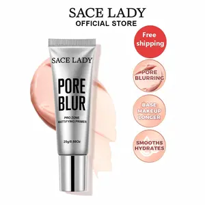 SACE LADY Skin Pore Blurring Balm Liquid Setting Powder Matte Face Oil Control Primer Shine Killer Sebum Absorbing Translucent Velvet Finish for Oily Skin