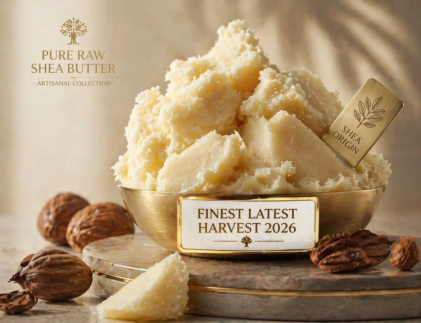 100% Pure Raw African Shea Butter (8oz) - Unrefined Ivory Body Butter, Nourishing Moisturizer for Dry Skin, Soothing Face Balm for Skin Repair, Cosmetic, Acne Prone, Solid, Mature, 8 Fl. Oz., Hydrating, Pure Shea, Raw Organic, Vitamins, Body Care, Restore