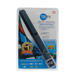 Clear HD Digital Satellite Indoor TV HDTV Antenna Key Free 1080p As seen on TV