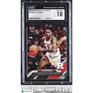 Dylan Harper 2024-25 Bowman U Now #5 CGC 10 RC