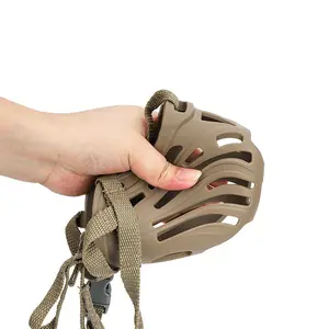 Breathable Silicone Dog Muzzle Adjustable Anti Barking Mouth Cover Safety Pet Mask for Small Medium Large Dogs