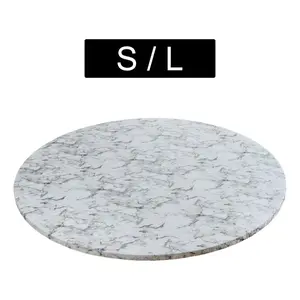 Round Vinyl Fitted Tablecloth Table Cloth Elastic Edge with Flannel Backing