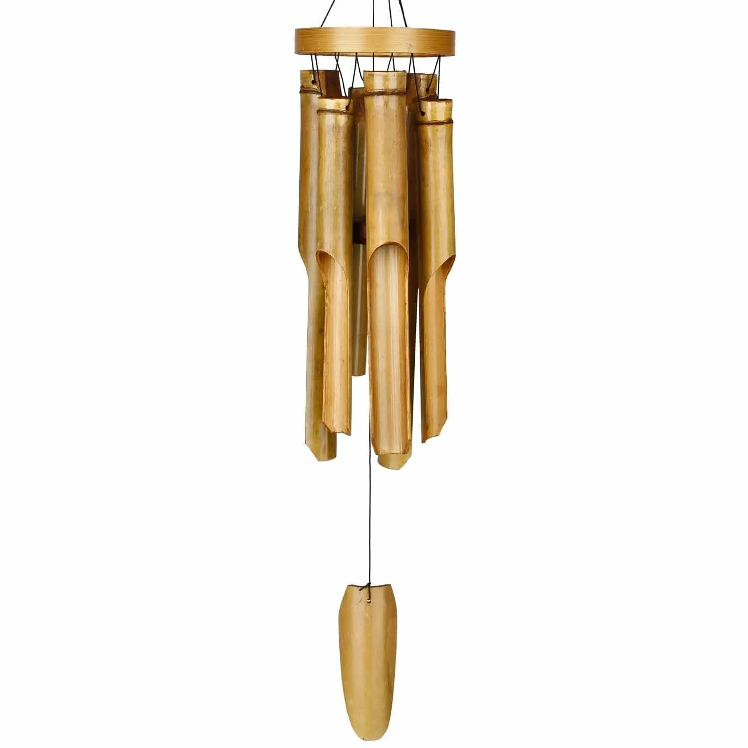 Bamboo Chime - Large, Natural Woodstock Chimes *