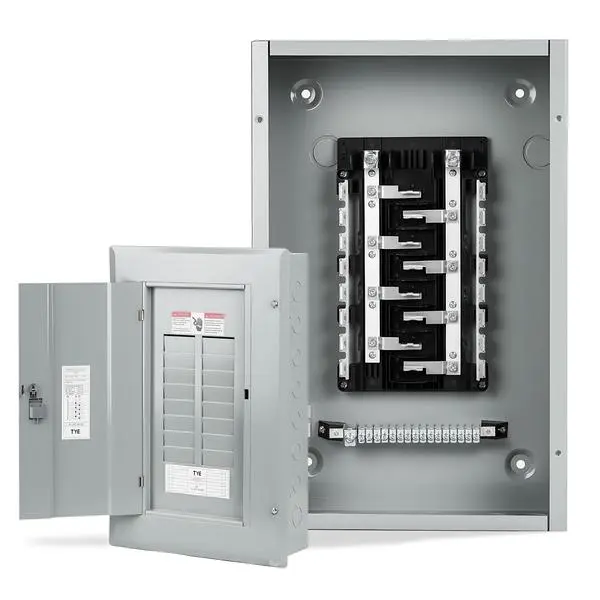 THQL Circuit Breaker Panels,16-Space, 125A Circuit Breaker Distribution Box, 120V/240V Circuit Breaker Electrical Enclosure,Indoor Main Lug Load Center