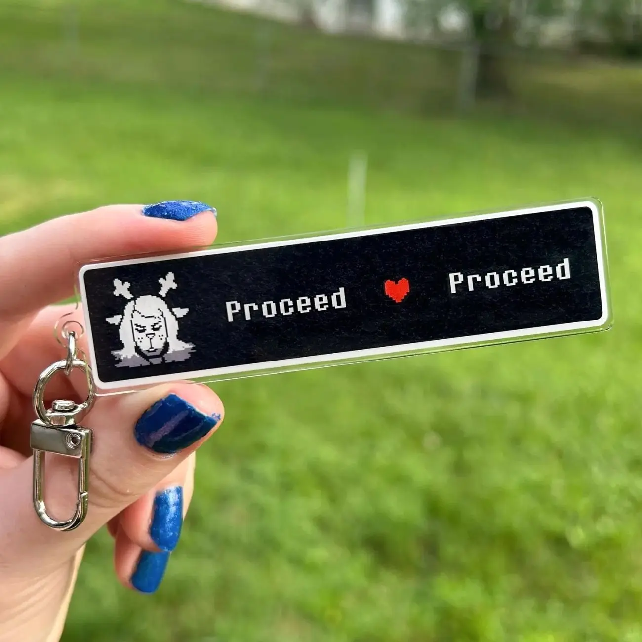 Deltarune - Proceed Noelle Acrylic Keychain