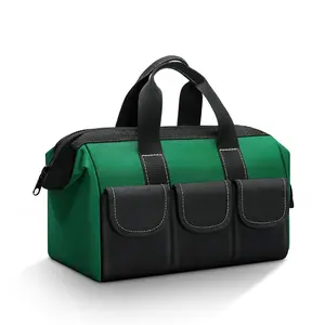 Tool Bag, Green, 31 cm/12 Inches, Made of 1680D Polyester, Ideal for DIY and Craftsmen (12 Inches)