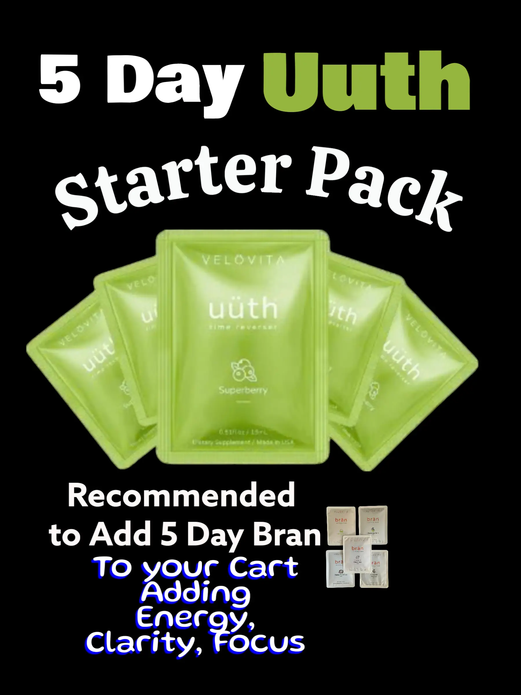 5 Day Starter Pack uüth TIME REVERSER Superberry 5 Packet snap Healthcare Dietary Fitness Edible