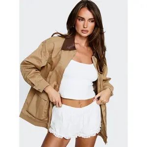 Philette Oversized Jacket Camel