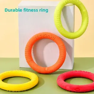 Bite-resistant soft pull-ring frisbee dog training tpr material can float water dog training interactive pet toys pet products