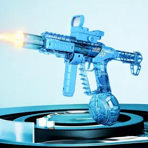 Light-Up Water Blaster with Rotating Grip & Extended Stock | Perfect Summer Gift for Kids