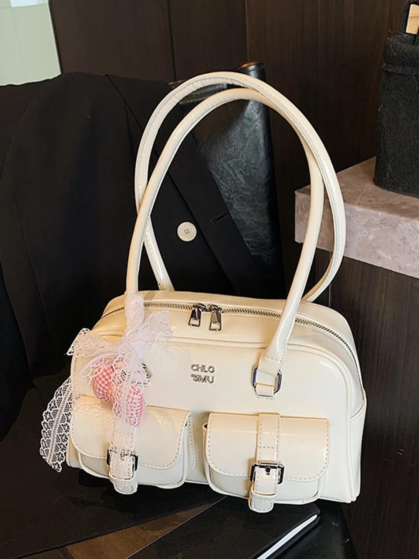 Women's Elegant Quilted Design Crossbody Bag, Fashionable Versatile Handbag, Simple and Casual Everyday Shoulder Bag, High-end Texture Exquisite Women's Bag