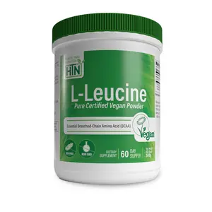 Health Thru Nutrition L-Leucine – 300g Powder Jar | Muscle Recovery & Protein Synthesis Support Pure Workout Supplement Amino
