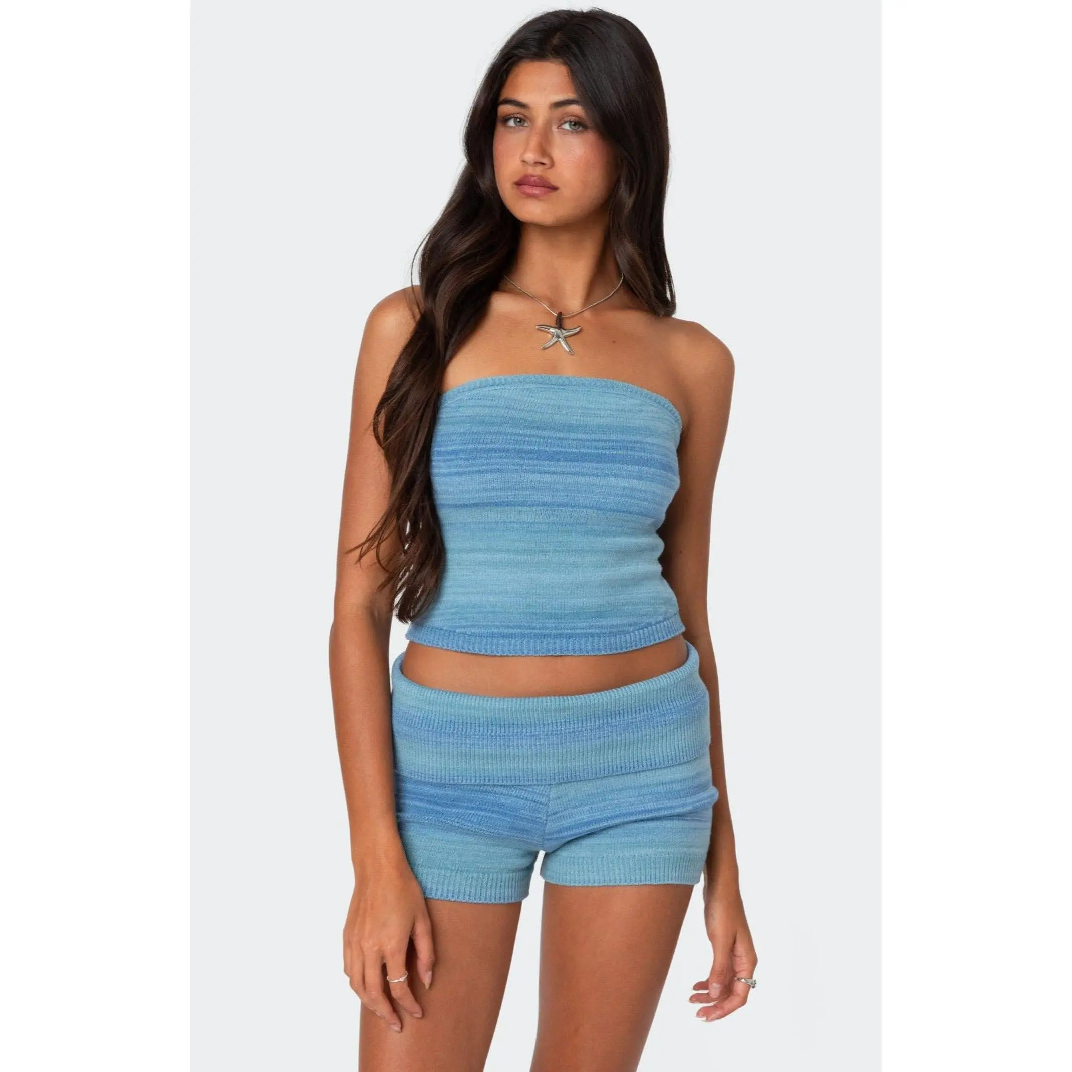 Edikted Women's Daytona Gradient Knit Tube Top