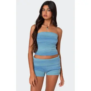 Edikted Women's Daytona Gradient Knit Tube Top