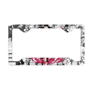 Kamado Nezuko Demon Slayer Comic License Plate Frame, Anime Car Accessories