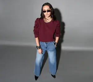 RM Sudio x Rebecca Minkoff Puff Sleeve Sweatshirt